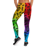 Zebra Peaceful Plant Leggings
