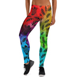 Zebra Peaceful Plant Leggings