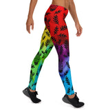 Zebra Peaceful Plant Leggings