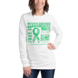 June Scoliosis Awareness Month Watercolor Print Unisex Long Sleeve Tee