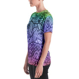 Zebra Zentangles All Over Print Women's T-shirt