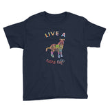 Live A Rare Life Paint Print Youth Short Sleeve T-Shirt