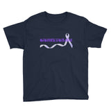 Awareness Starts Here/Purple Youth Short Sleeve T-Shirt