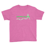 Awareness Starts Here/Green Youth Short Sleeve T-Shirt