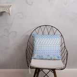 Ribbons on Ribbons/Blue Basic Pillow