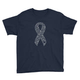 Whimsical Ribbon Youth Short Sleeve T-Shirt