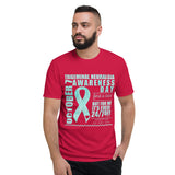 October 7th Trigeminal Neuralgia Awareness/WARRIOR Tie Dye Print Short-Sleeve T-Shirt