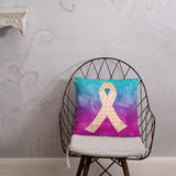 Ribbons on Ribbons/Orange Basic Pillow
