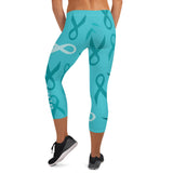Dysautonomia Warrior Ribbon Capri Leggings