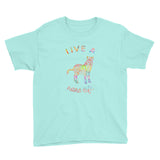 Live A Rare Life Paint Print Youth Short Sleeve T-Shirt