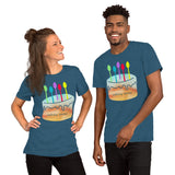 Birthday Spoonie Cake Short-Sleeve Unisex T-Shirt