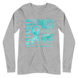 October Dysautonomia Month Watercolor Print Unisex Long Sleeve Tee