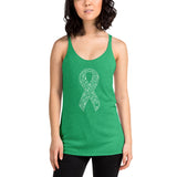 Whimsy Ribbon Women's Racerback Tank