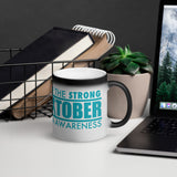 Strongtober Dysautonomia Matte Black Magic Mug