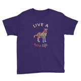Live A Rare Life Paint Print Youth Short Sleeve T-Shirt