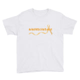 Awareness Starts Here/Orange Youth Short Sleeve T-Shirt