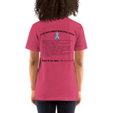 Two Sided Facts/September Interstitial Cystitis Awareness Month Short-Sleeve Unisex T-Shirt