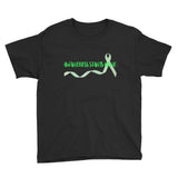 Awareness Starts Here/Green Youth Short Sleeve T-Shirt