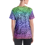 Zebra Zentangles All Over Print Women's T-shirt