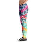 Whimsical Ribbon Stripes Leggings