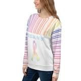 Professional Patient/Rainbow All Over Print Unisex Sweatshirt