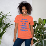 Inside This Shirt Is An Amazing CFS/ME Warrior Short-Sleeve Unisex T-Shirt