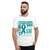 October Dysautonomia Awareness/WARRIOR Print Short-Sleeve T-Shirt