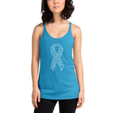 Whimsy Ribbon Women's Racerback Tank