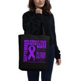 September Chiari Awareness/WARRIOR Eco Tote Bag