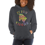 Zebra Strong Painted Print Unisex Hoodie
