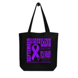 September Chiari Awareness/WARRIOR Eco Tote Bag