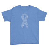 Whimsical Ribbon Youth Short Sleeve T-Shirt
