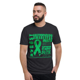 August Gastroparesis Awareness Month/SUPPORTER Tie Dye Print Short-Sleeve T-Shirt
