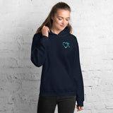 October Dysautonomia Awareness Month/WARRIOR Marble Print Unisex Hoodie