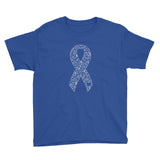Whimsical Ribbon Youth Short Sleeve T-Shirt