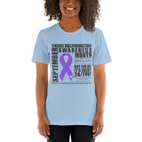 Two Sided Facts/September Chiari Awareness Month Short-Sleeve Unisex T-Shirt