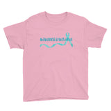 Awareness Starts Here/Turquoise Youth Short Sleeve T-Shirt