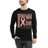 November CRPS/RSD Awareness Month Watercolor Print Unisex Long Sleeve Tee