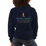 Two Sided I Am What A Person With An Invisible Illness Looks Like/Orange Ribbon Unisex Hoodie