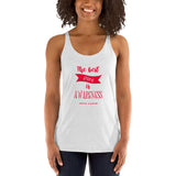 Best Cure Is Awareness/Marfan Syndrome Women's Racerback Tank