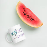 Awareness Creates Change Sparkle Print Mug
