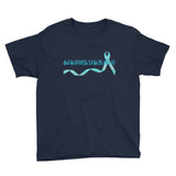 Awareness Starts Here/Turquoise Youth Short Sleeve T-Shirt
