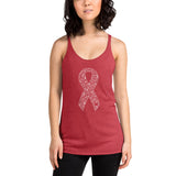 Whimsy Ribbon Women's Racerback Tank
