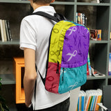 Awareness Ribbons All Over Backpack