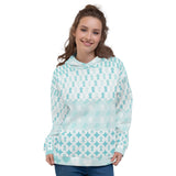 Ribbons on Ribbons/Turquoise Unisex Hoodie