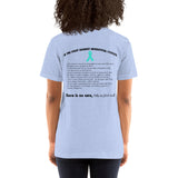 Two Sided Facts/September Interstitial Cystitis Awareness Month Short-Sleeve Unisex T-Shirt