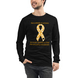 Spooky Multiple Sclerosis Halloween Unisex Long Sleeve Tee