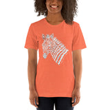 Fight Like A Zebra Zentangle Short-Sleeve Unisex T-Shirt
