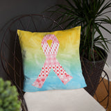 Ribbons on Ribbons/Red Basic Pillow