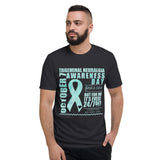 October 7th Trigeminal Neuralgia Awareness/WARRIOR Tie Dye Print Short-Sleeve T-Shirt